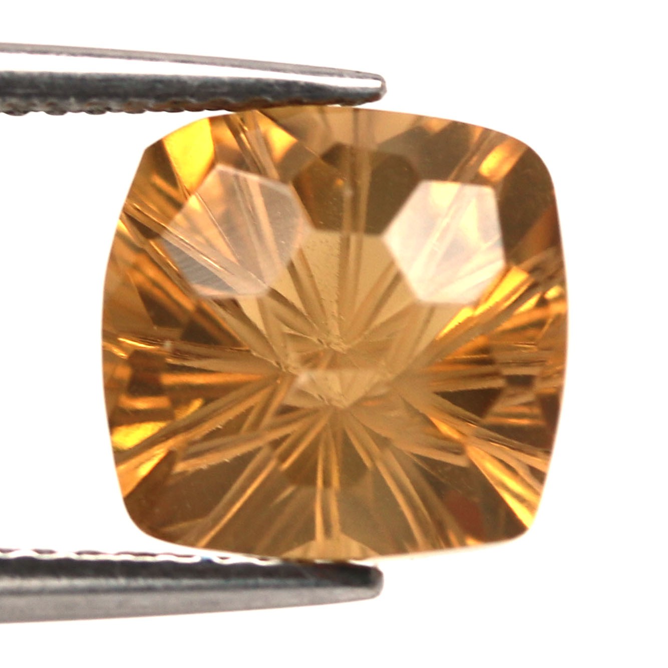No Reserve 4.60 ct Natural Konyak Quartz Cushion Cut Loose Gemstone