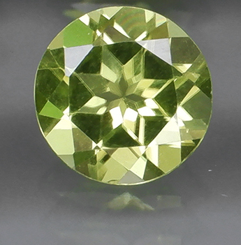 No Reserve .VVS Natural Peridot Round Cut Loose Gemstone
