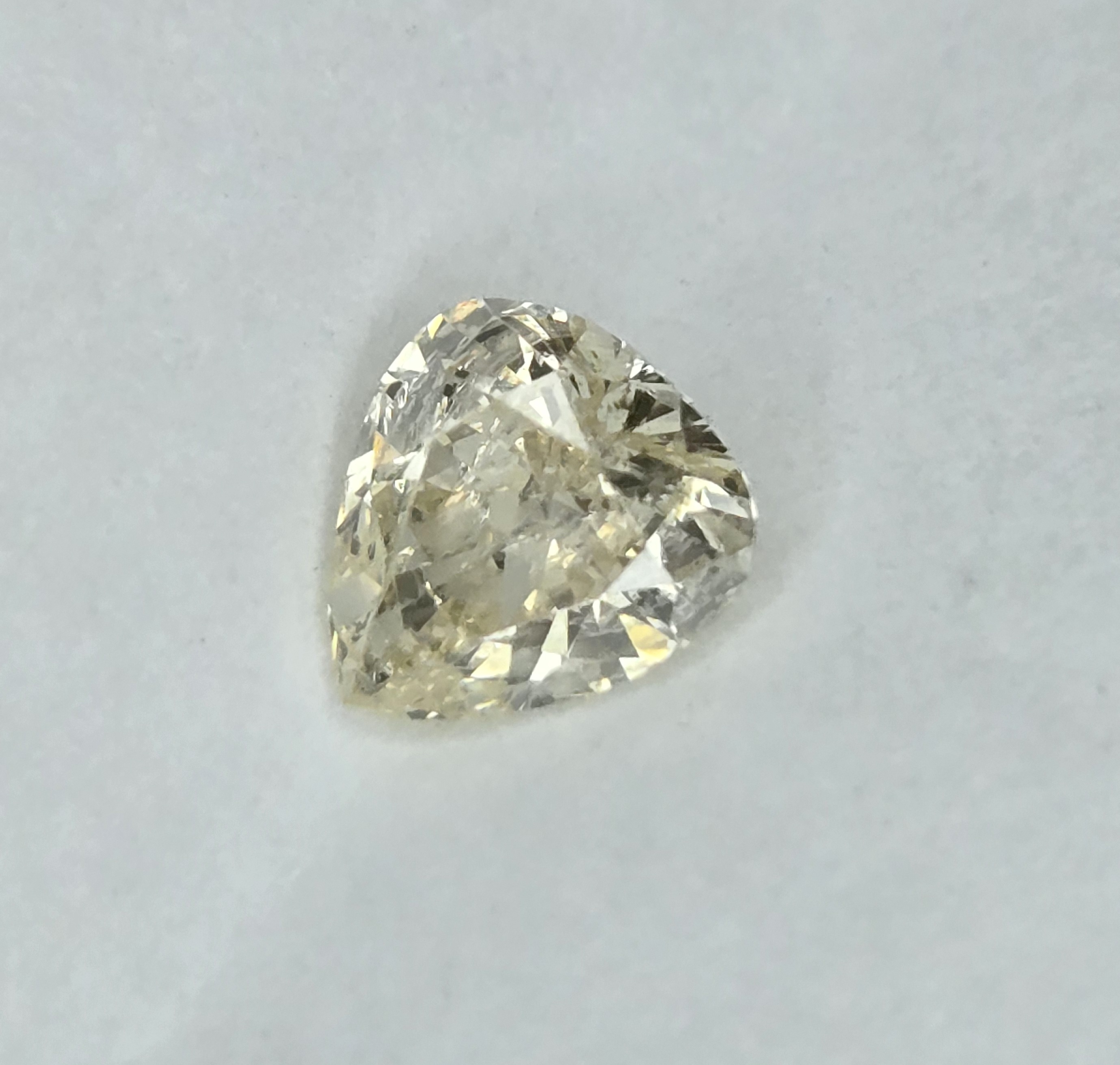 No Reserve .40 ct Natural  Diamond Pear Cut Loose Gemstone
