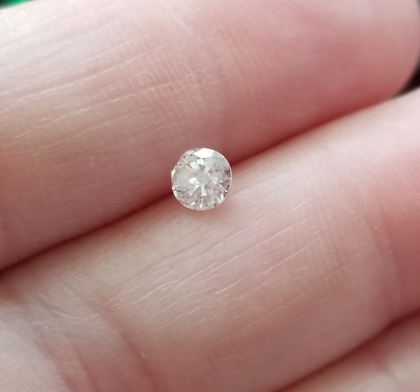 No Reserve .11 ct Natural  Diamond Oval Cut Loose Gemstone