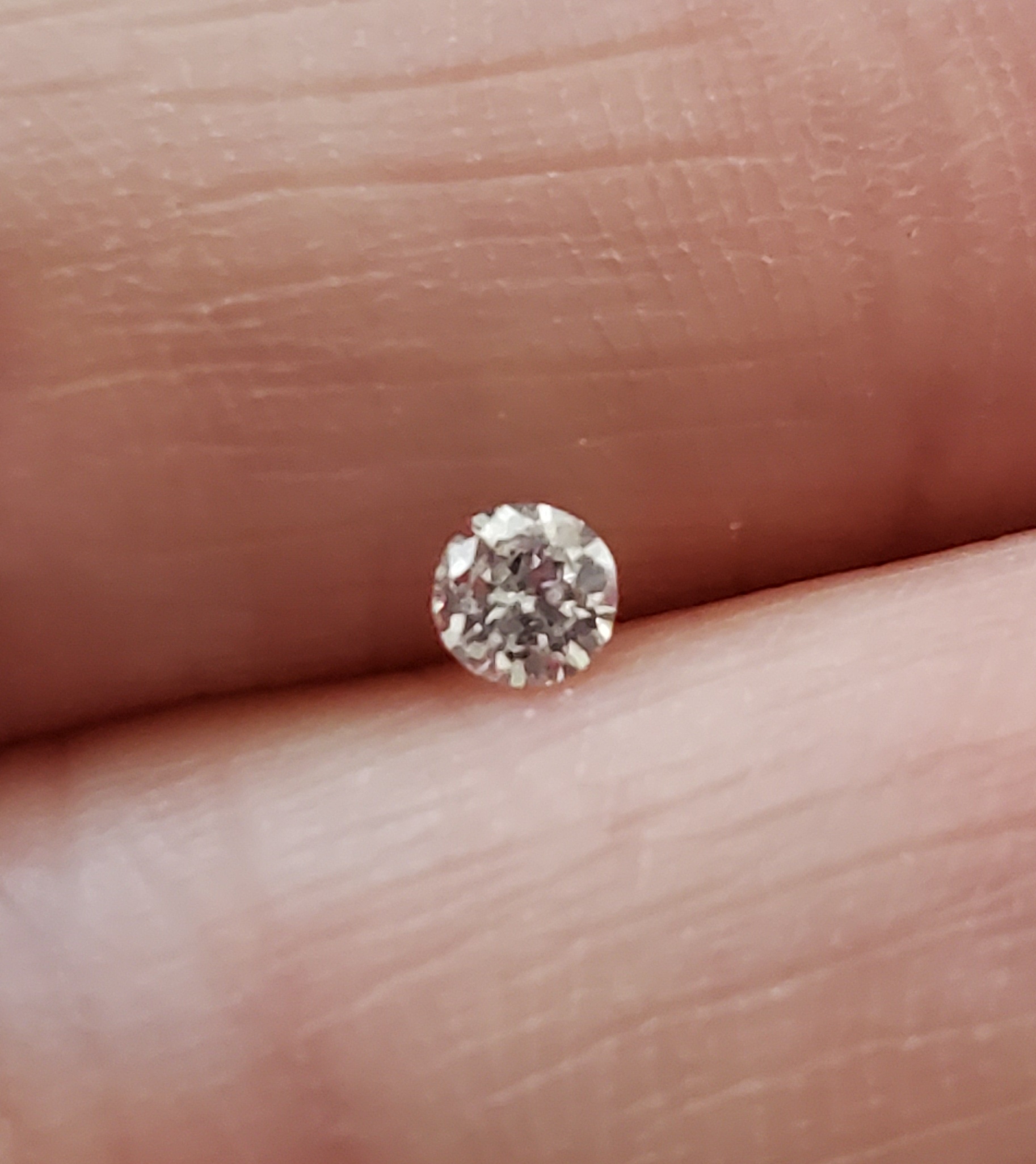 No Reserve .15 ct Natural  Diamond Round Cut Loose Gemstone