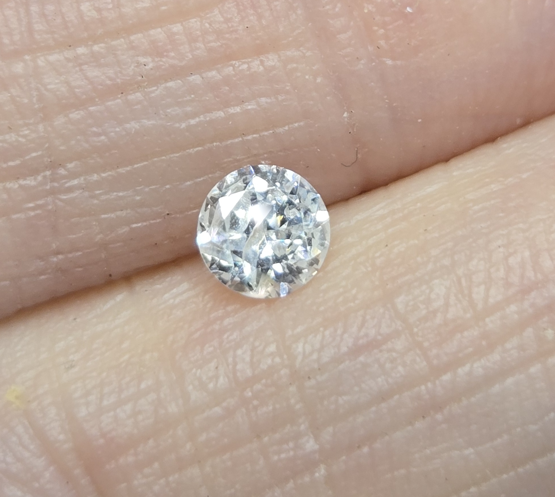 No Reserve  .30 ct Natural Diamond Round Cut Loose Gemstone