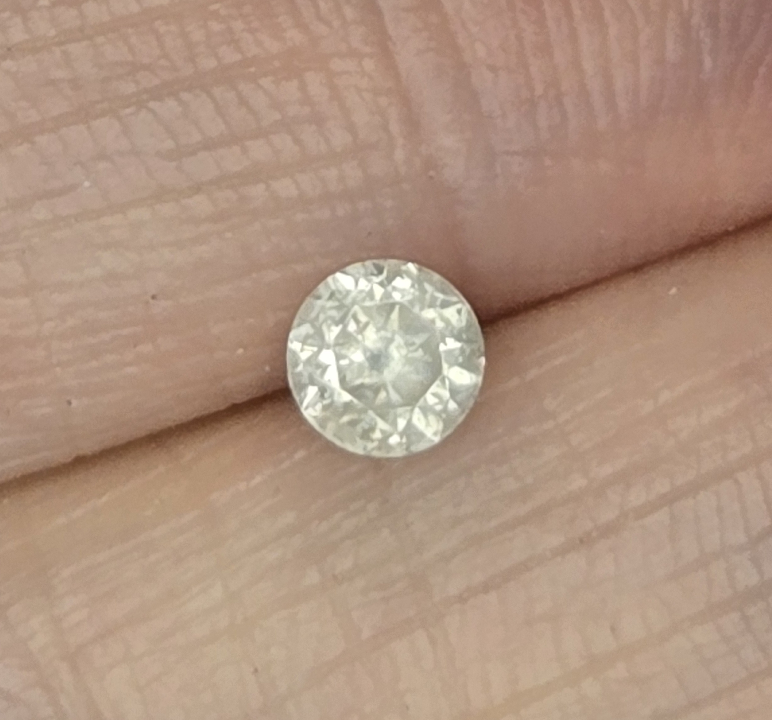 No Reserve  .34 ct Natural Diamond Round Cut Loose Gemstone