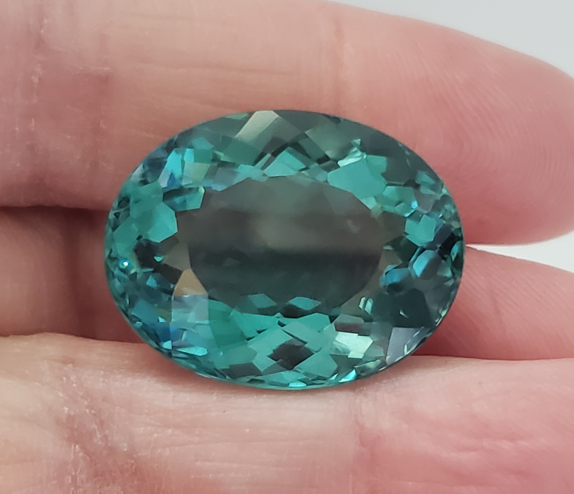 No Reserve 30.49 ct Natural London Blue Quartz Loose Gemstone