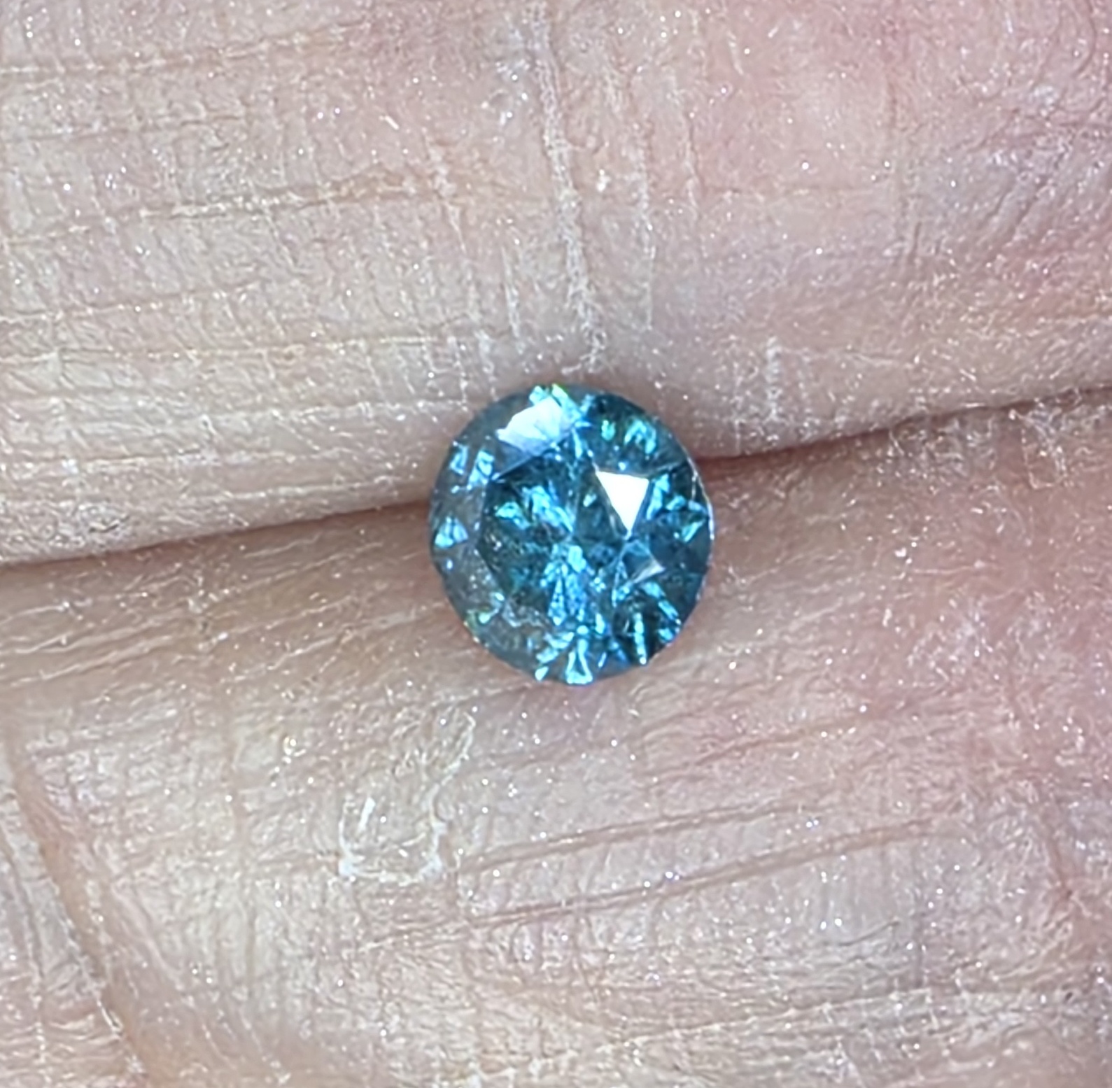 No Reserve .50 ct Natural Diamond Round Cut Loose Gemstone