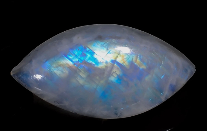 No Reserve Natural Rainbow Moonstone Marquise Cut Loose Gemstone