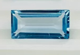No Reserve Natural Blue Topaz Baguete Cut Loose Gemstone