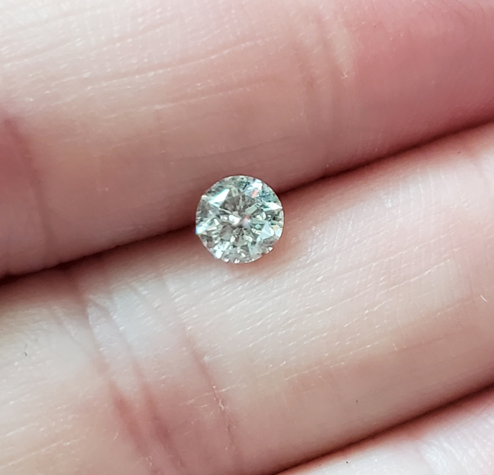 No Reserve ..41 ct Natural  Diamond Round Cut Loose Gemstone