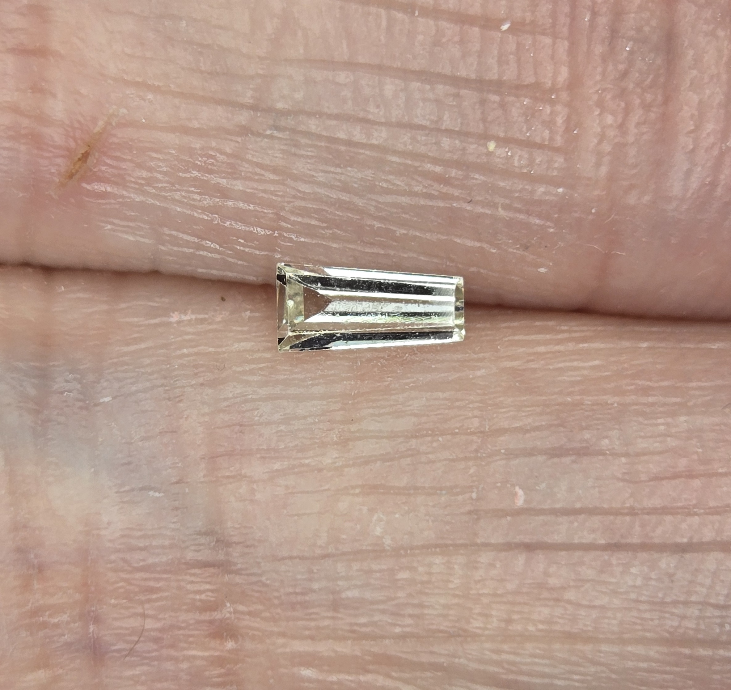 No Reserve  VS2 .20 ct Natural Diamond Tapered Baguette Cut Loose Gemstone