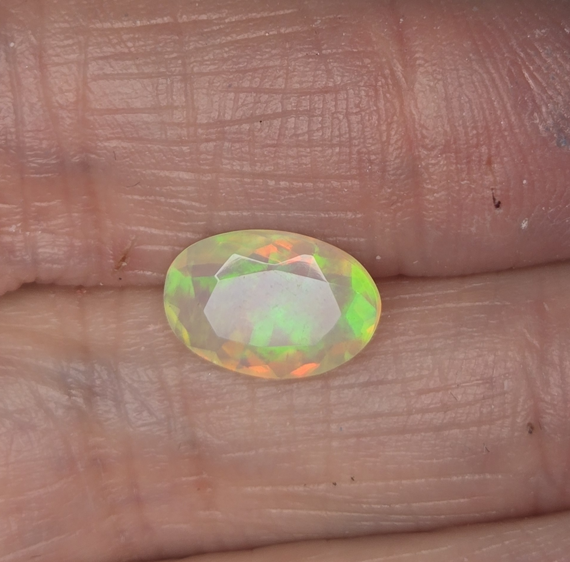 No Reserve  1.52 ct Natural Opal Oval  Cut Loose Gemstone