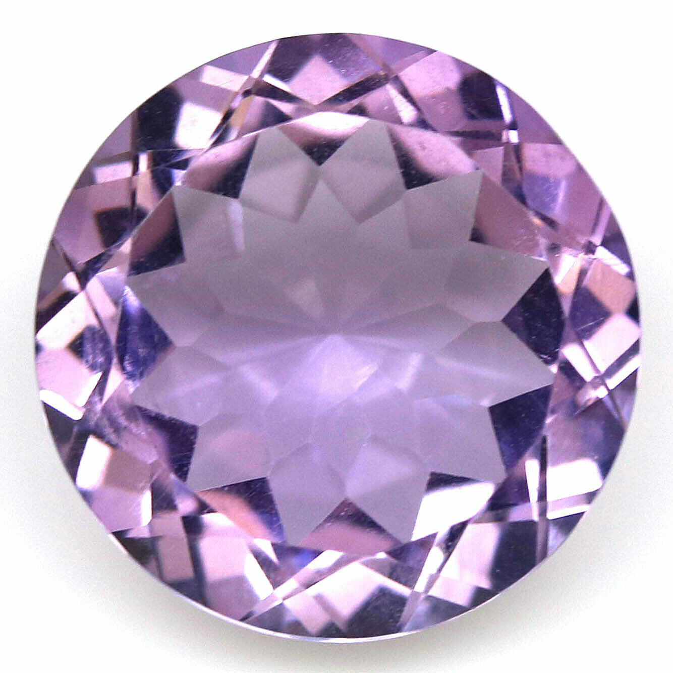 No Reserve  VVS Natural Amethyst Round Cut Loose Gemstone