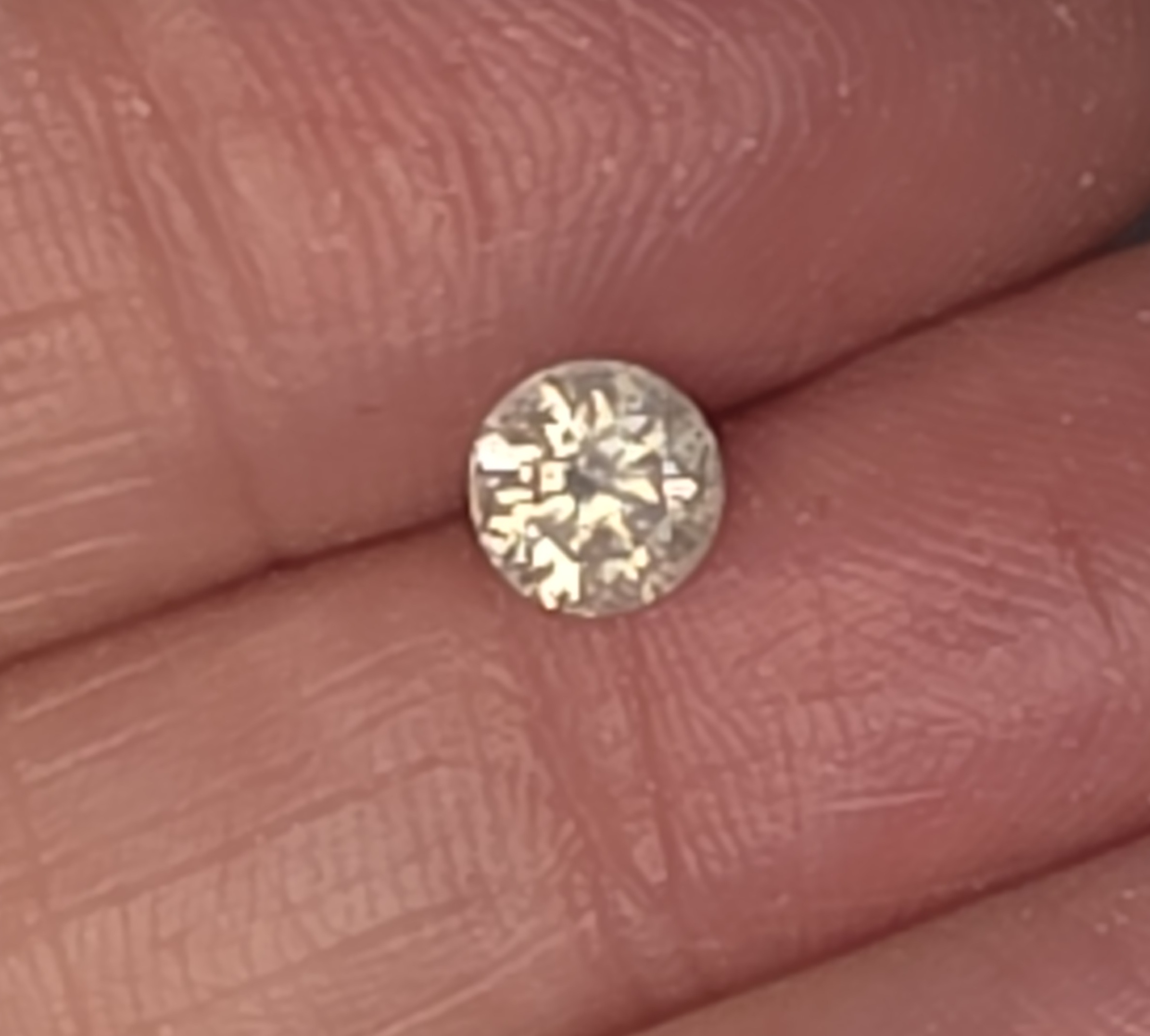 No Reserve .46 ct Natural Diamond Round Cut Loose Gemstone