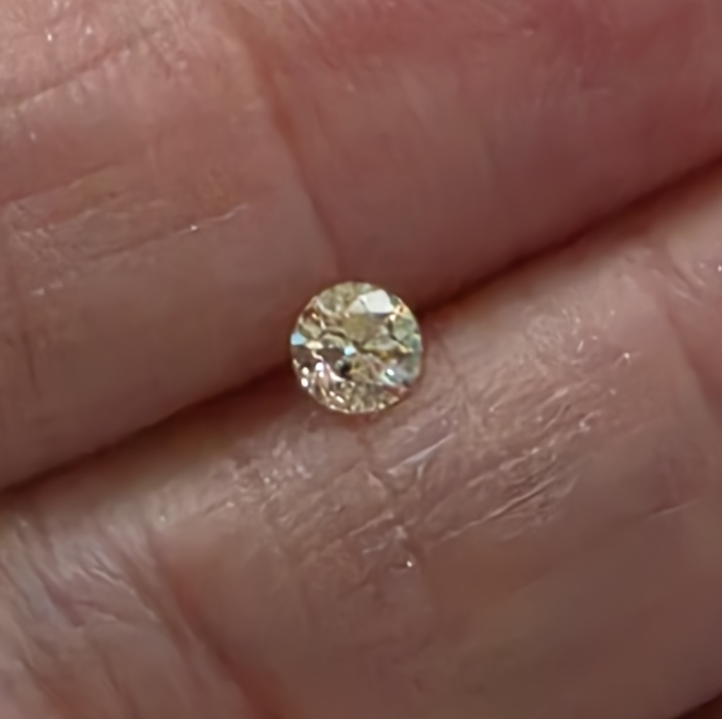No Reserve  .24 ct Natural Diamond Round Cut Loose Gemstone