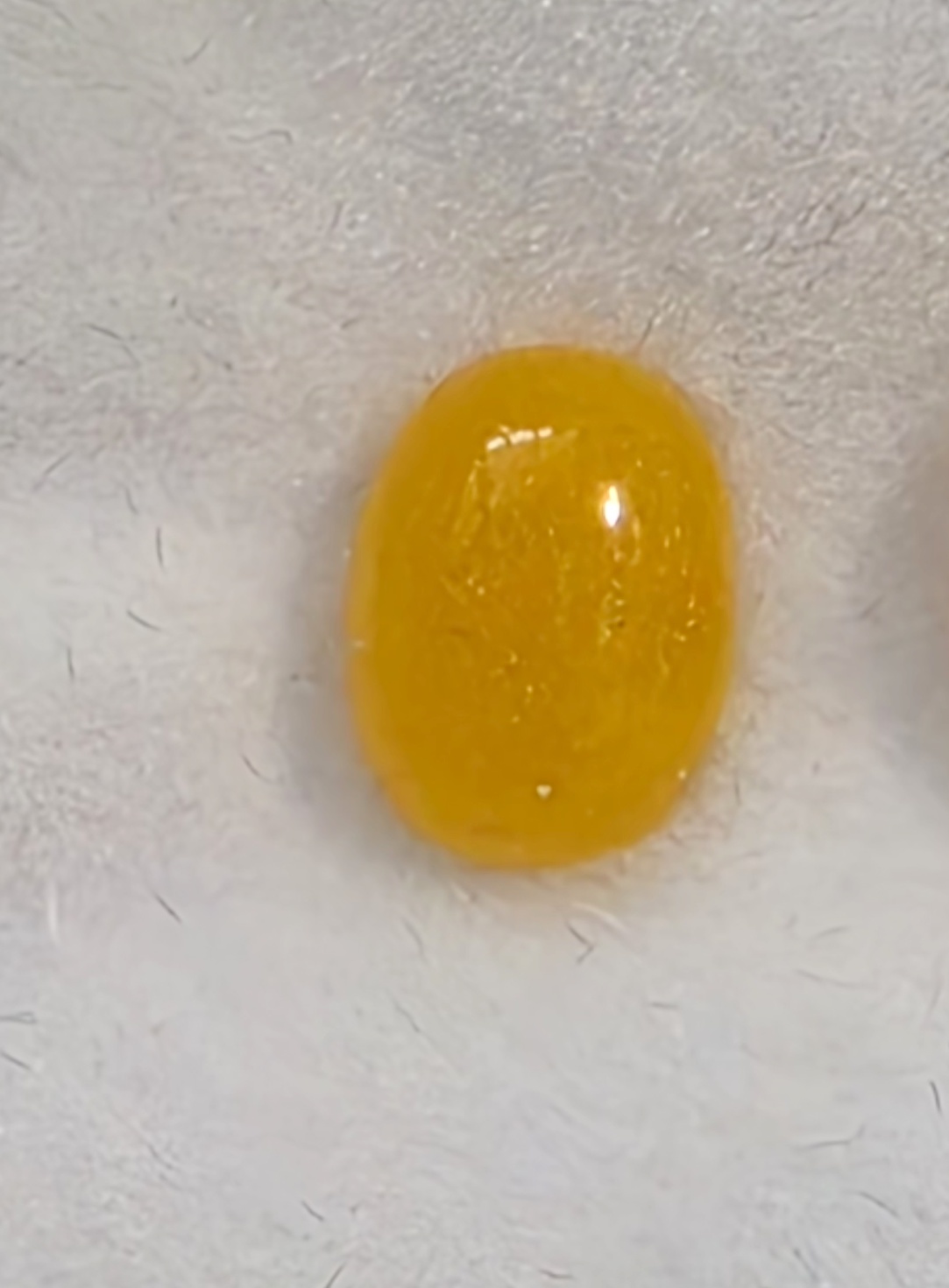 No Reservet Natural Honey Jade Oval Cut Loose Gemstone