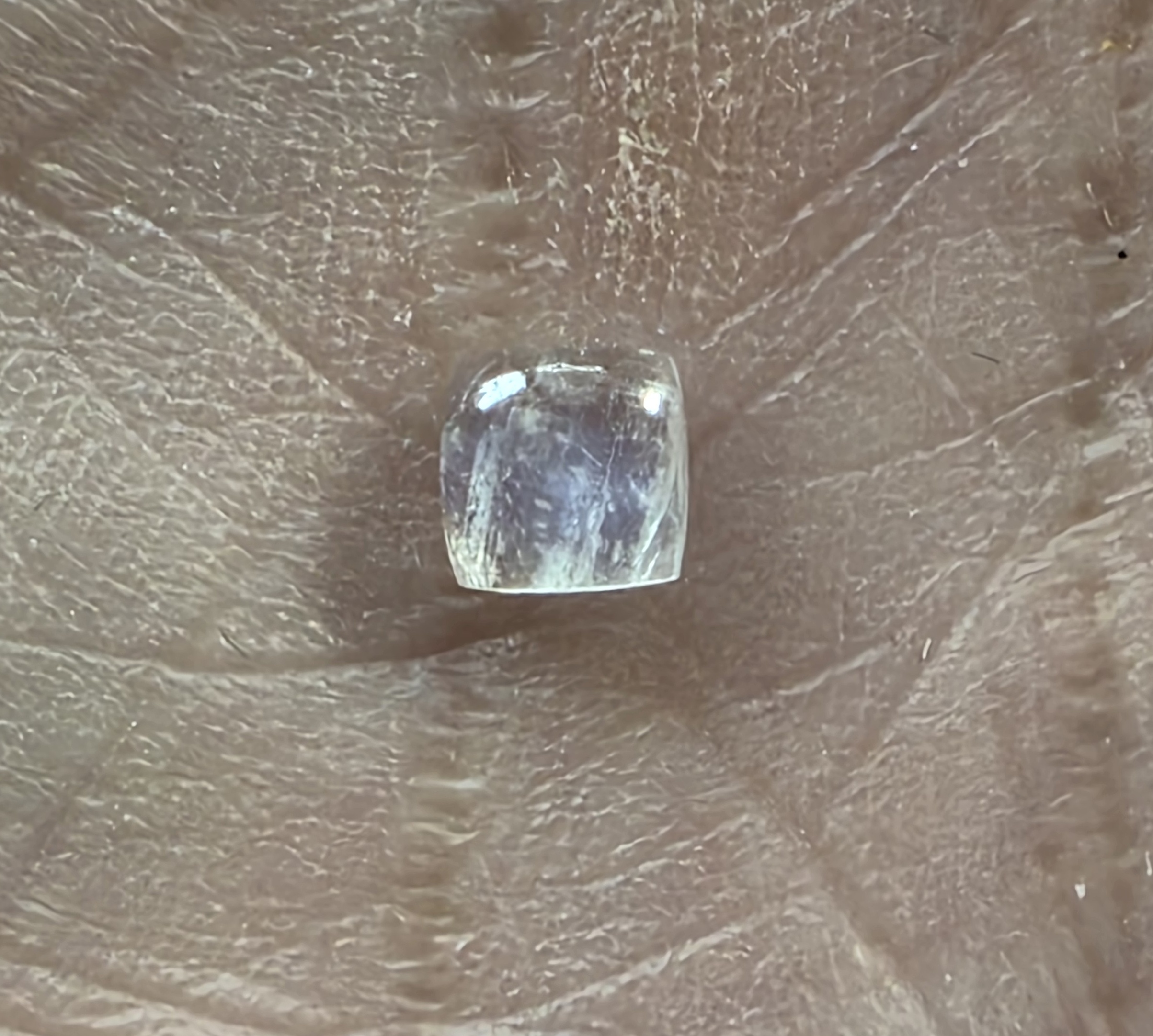 No Reservet Natural Rainbow Moonstone Square Cut Loose Gemstone