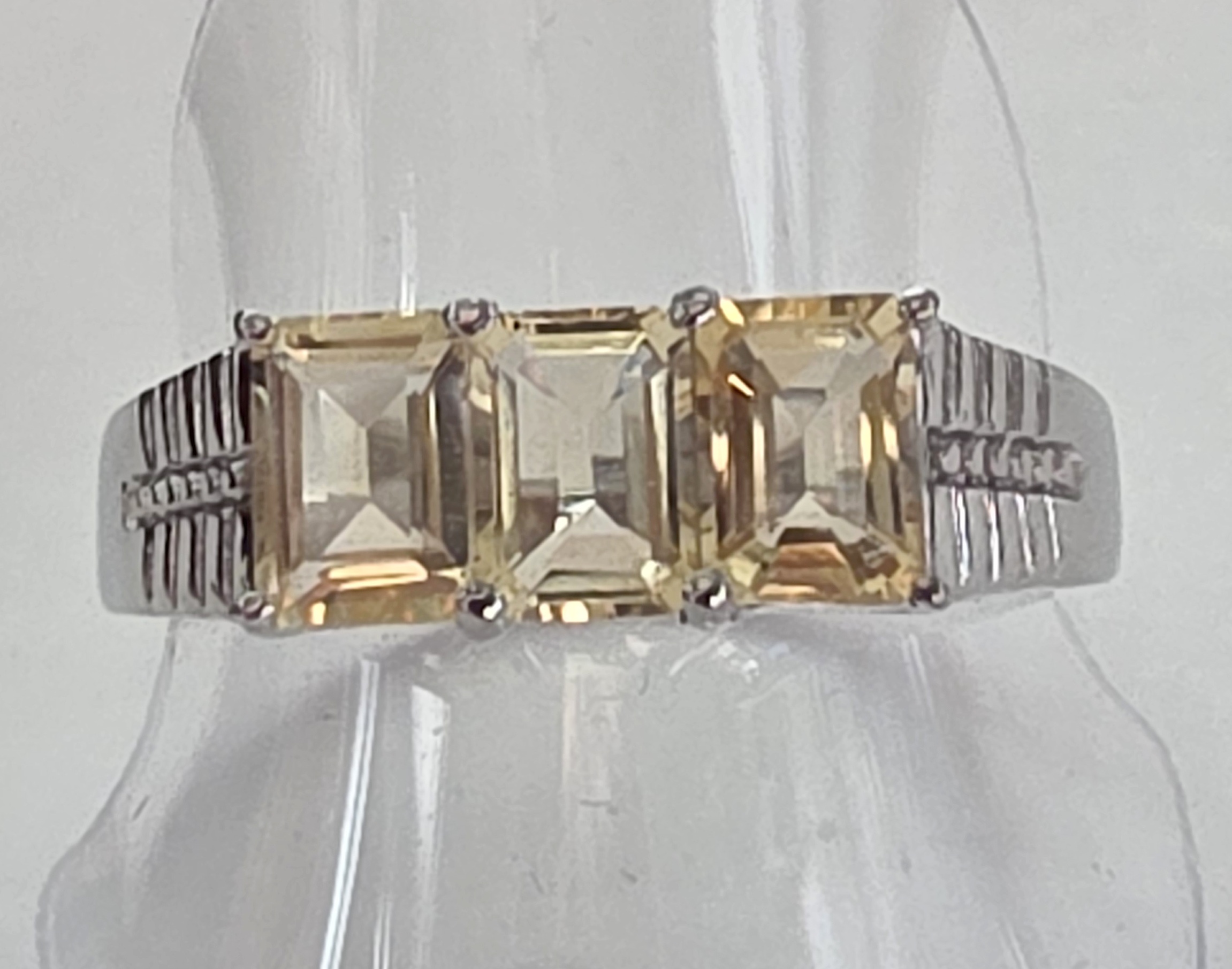 No Reserve Natural Citrine Ring Size 12