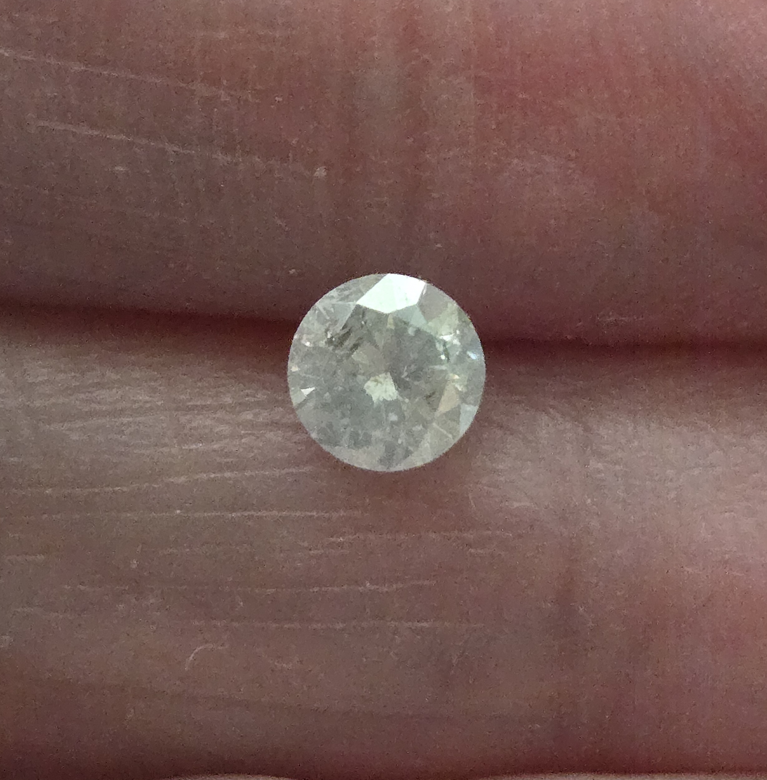 No Reserve .46 ct Natural Diamond Round Cut Loose Gemstone