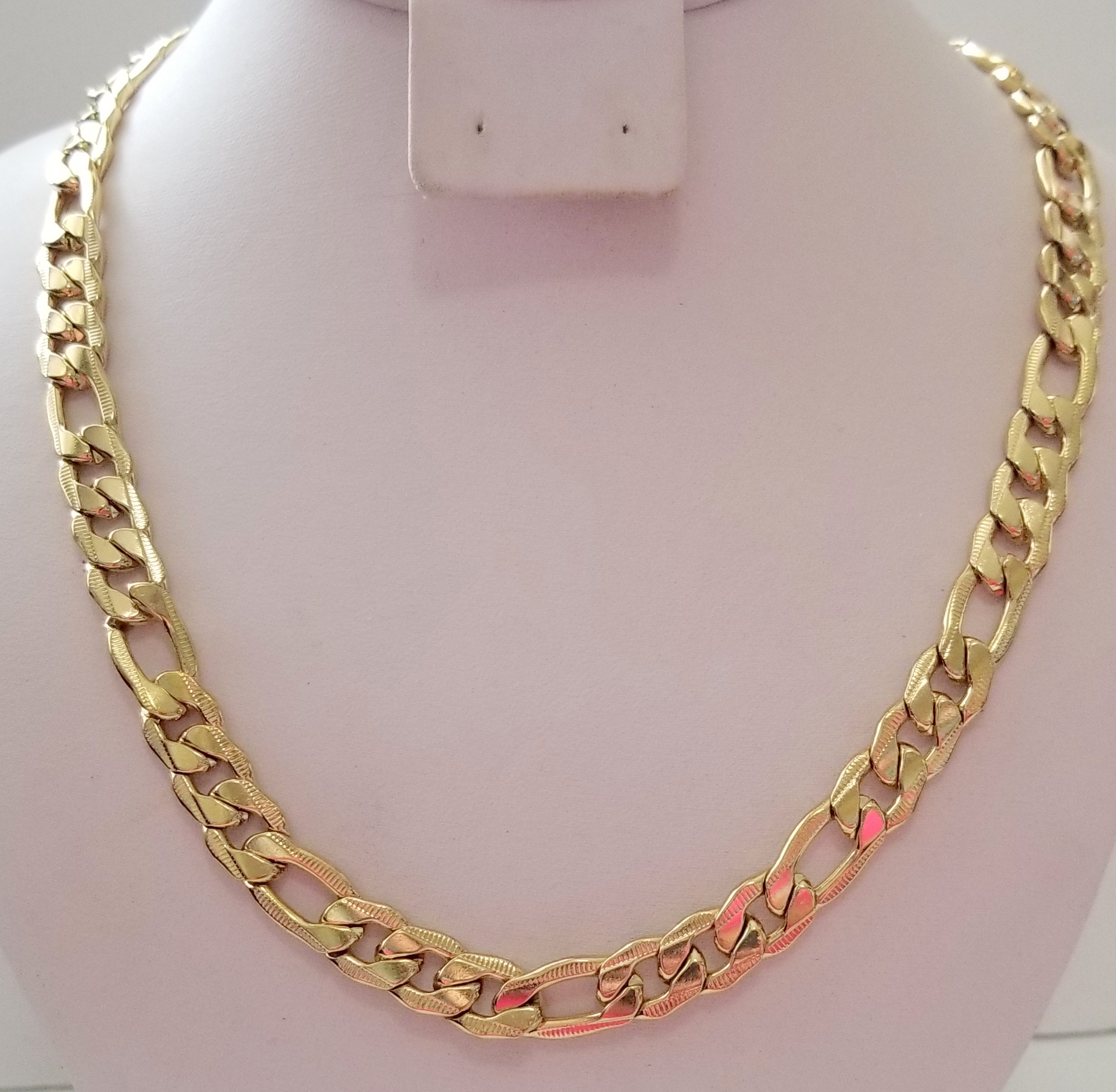 Heavy Gold Figaro Chain Deals, 60% OFF 