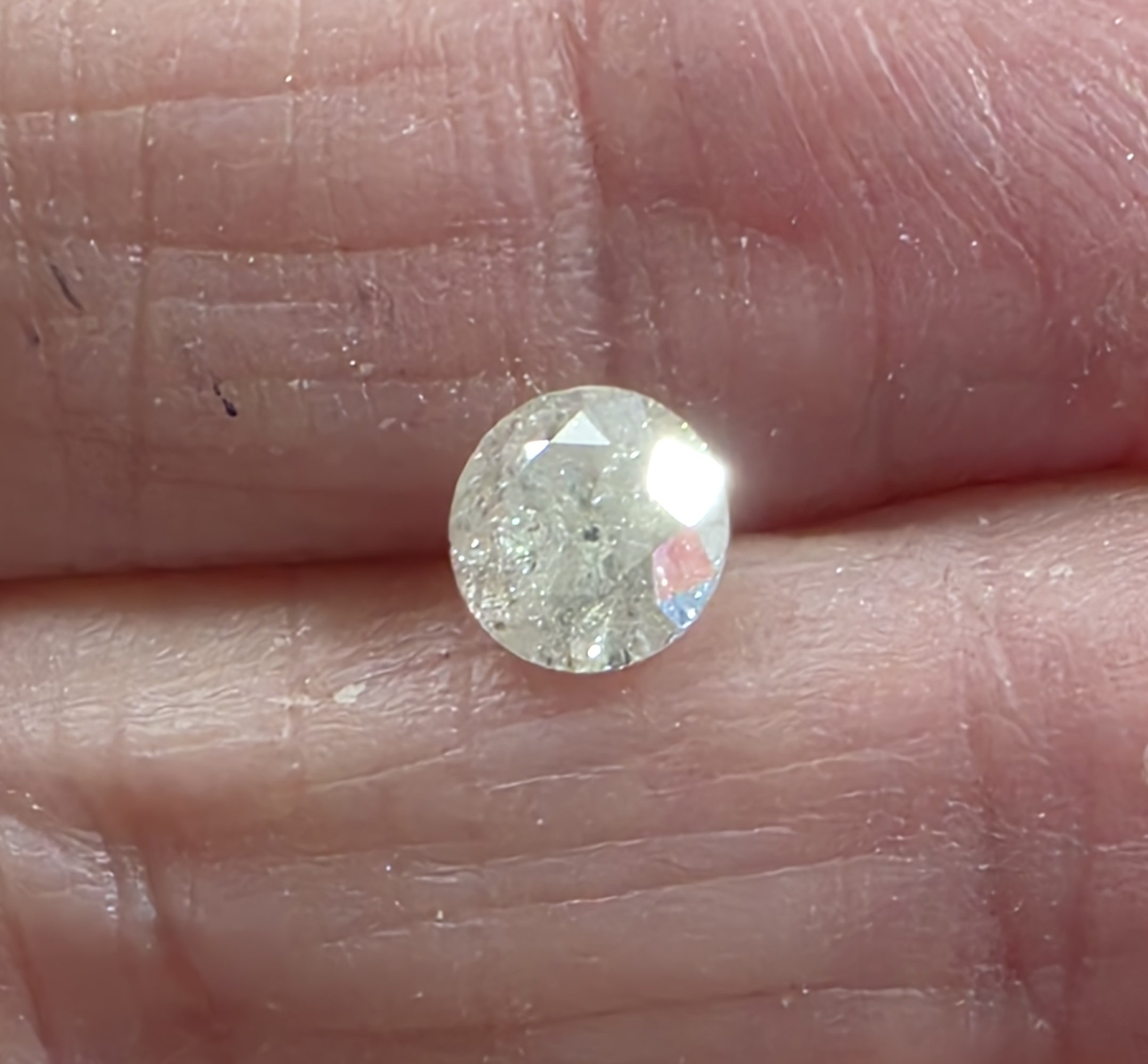 No Rserve .70 ct Natural Diamond Round Cut Loose Gemstone