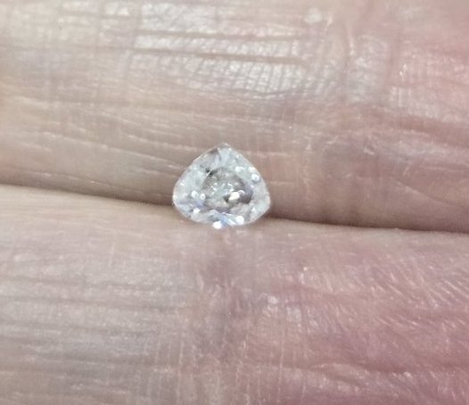 No Reserve .25 ct Natural Diamond Pear Cut  Loose Gemstone