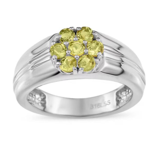 No Reserve Natural Peridot RIng Size 12