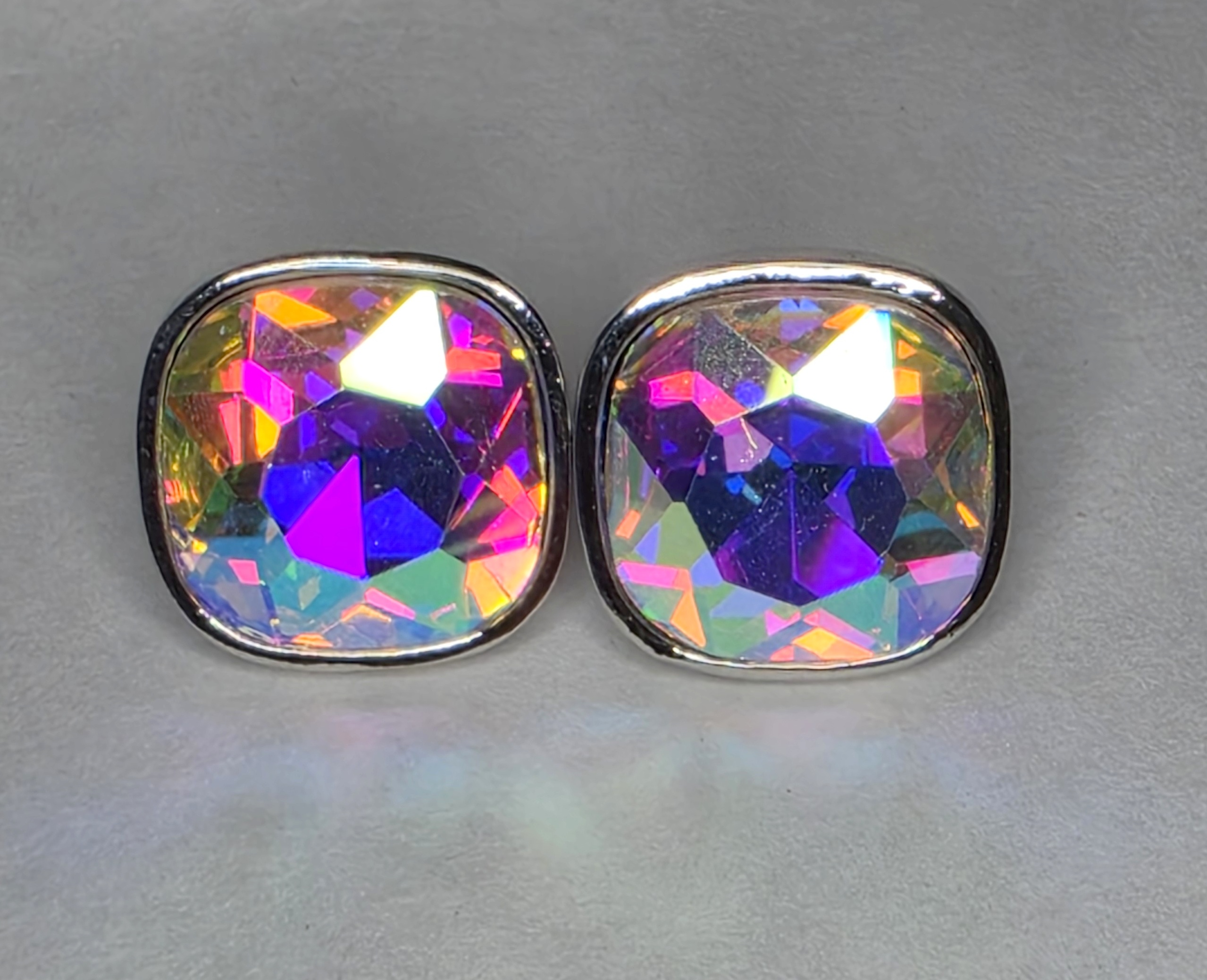 No Reserve rainbow Mystic Quartz Earrings