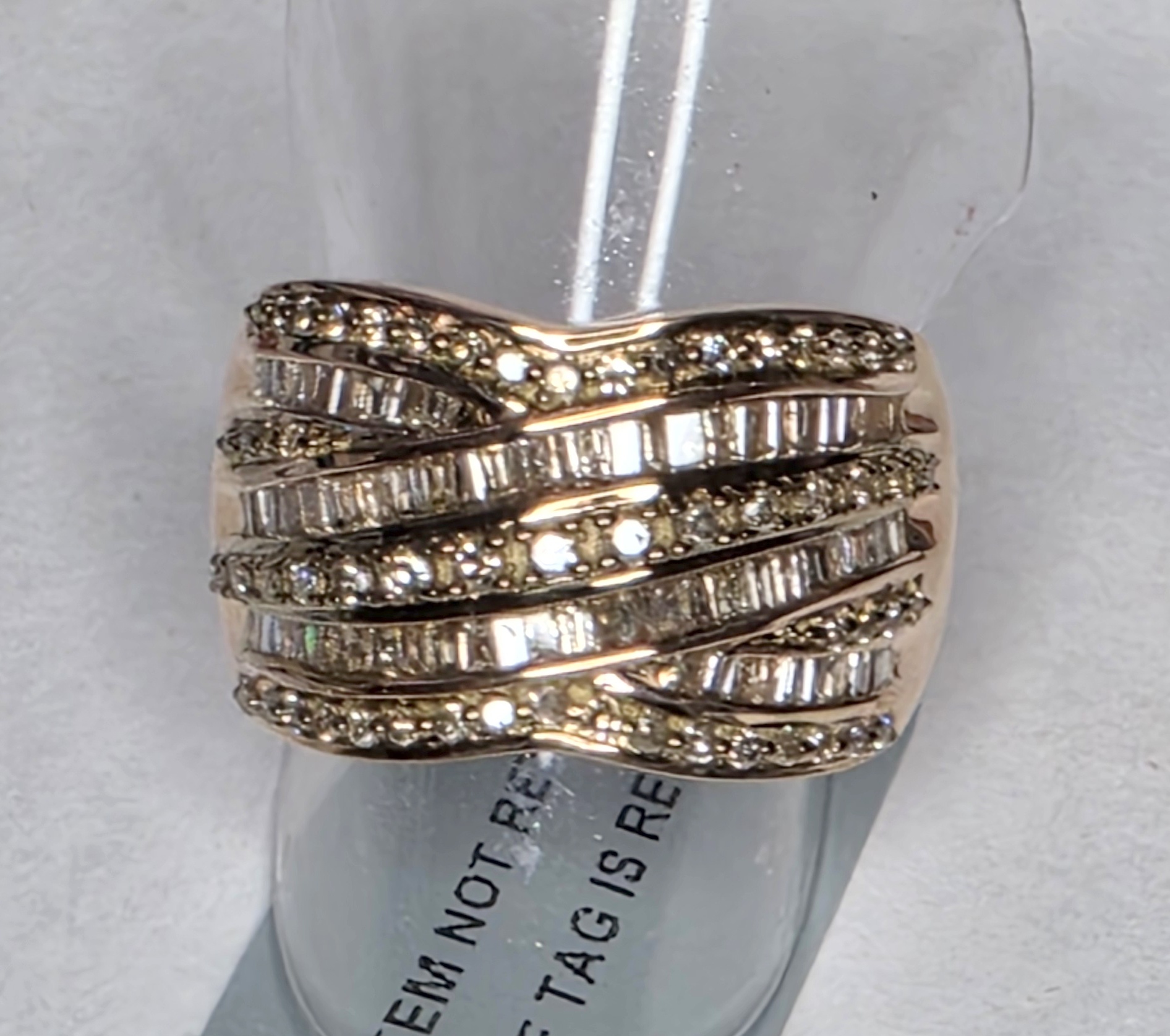 No Reserve 1.02 ct Natural Diamond Ring Size 8