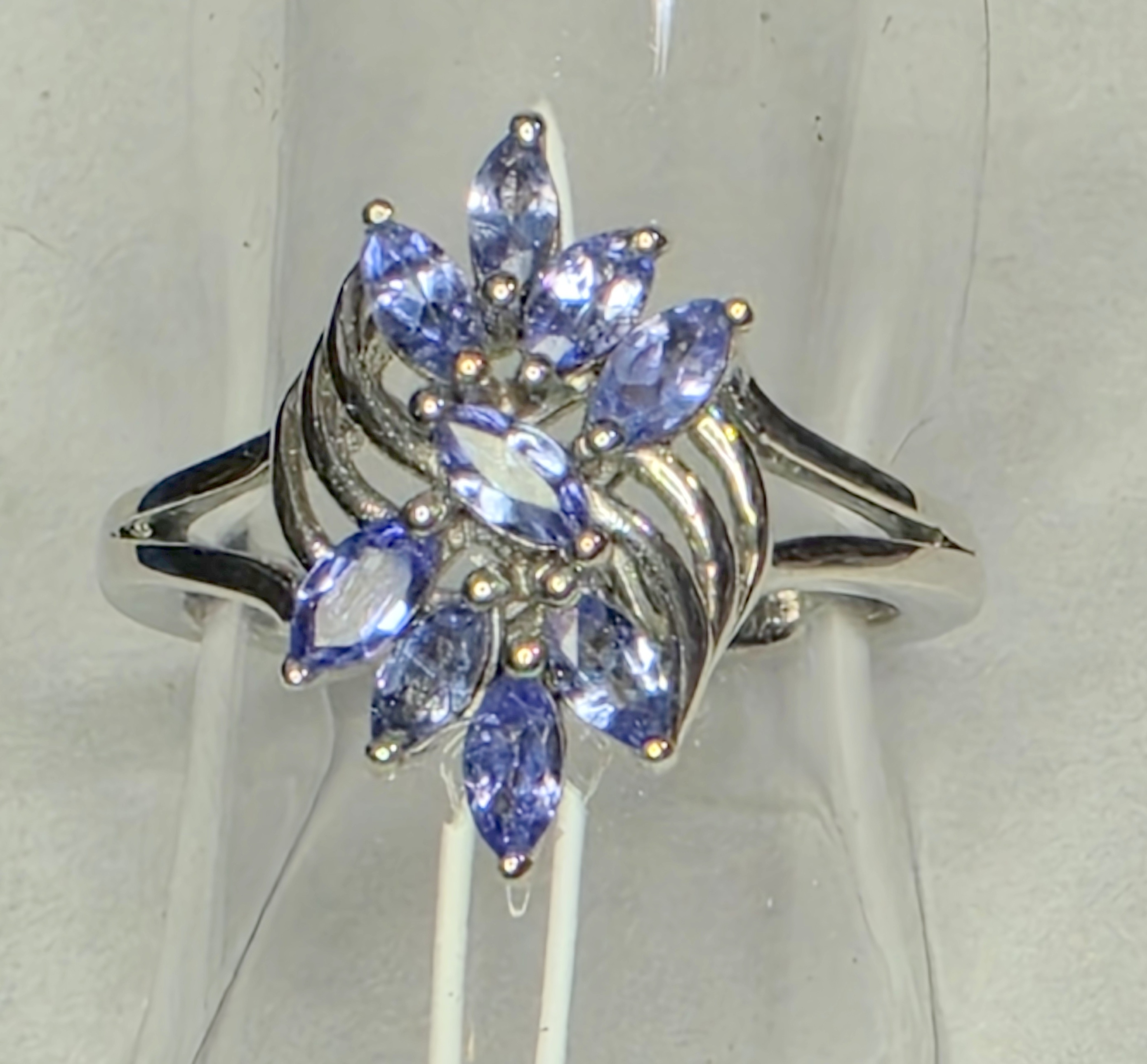 No Reserve Natural Tanzanite Ring Size 6