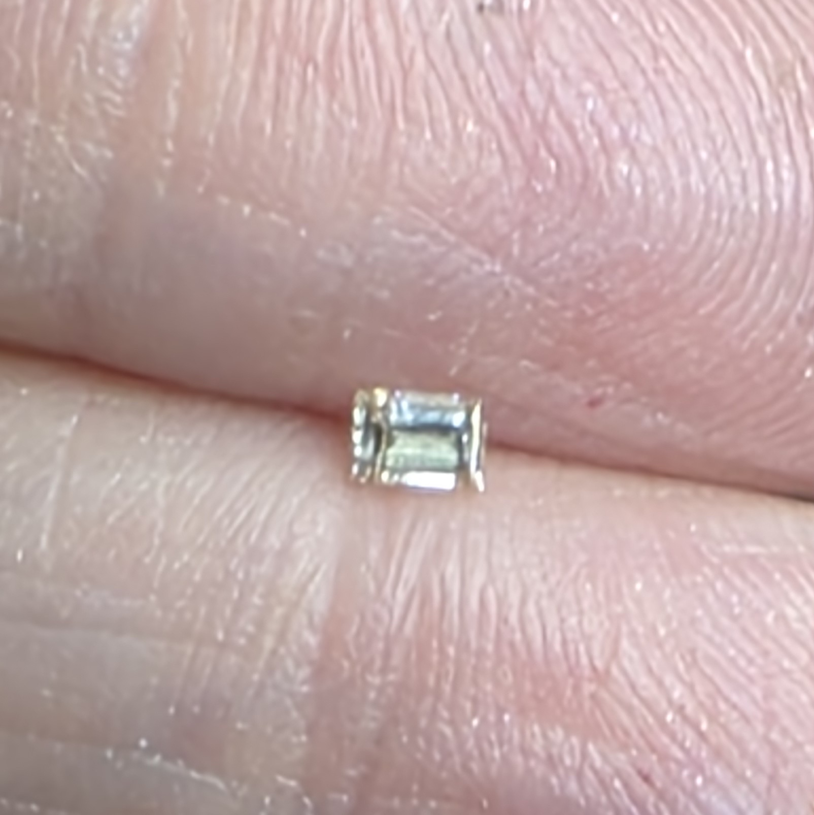 No Reserve .10 ct Natural Diamond Baguette Cut Loose Gemstone