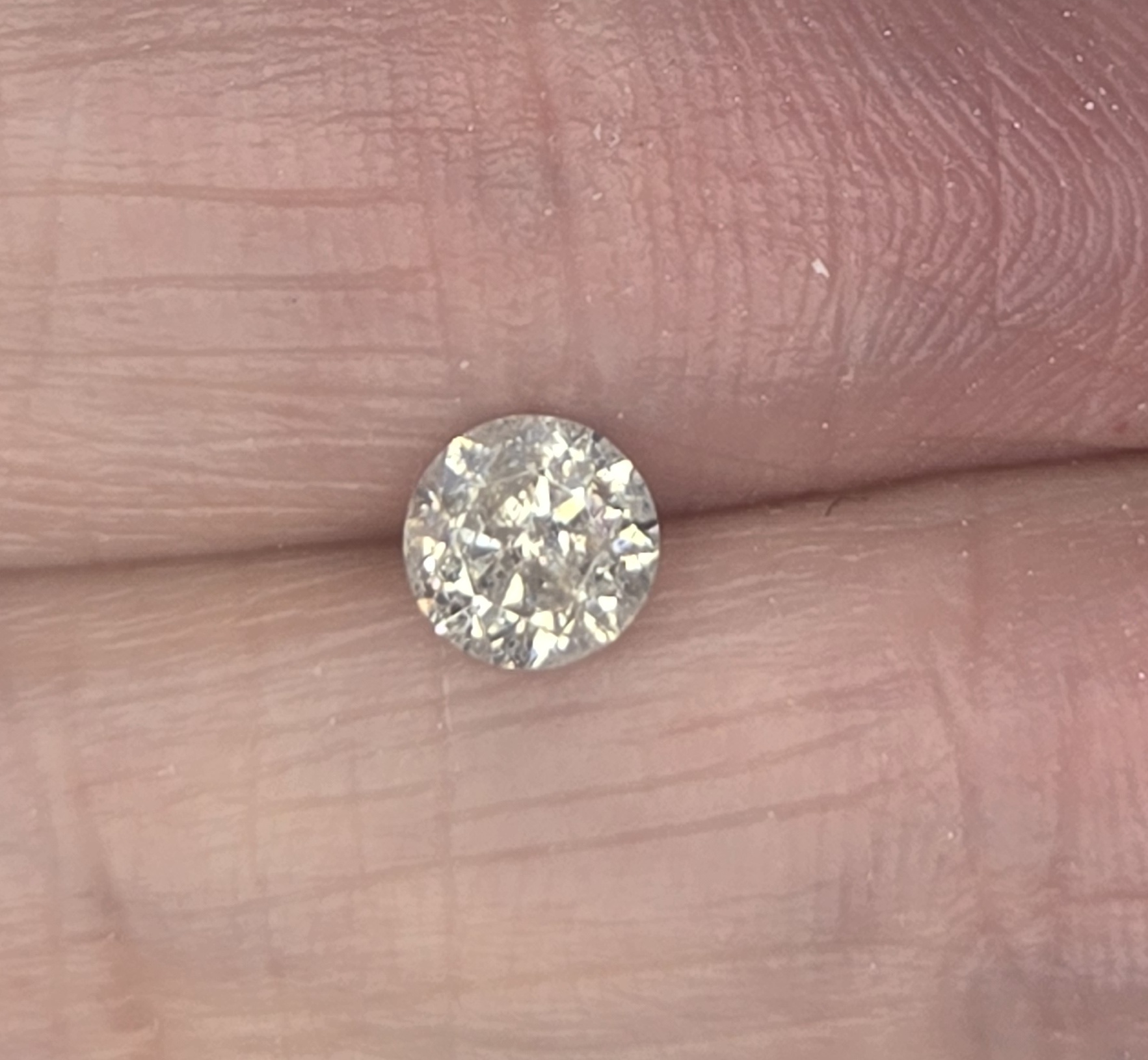 No Reserve .55 ct Natural Diamond Round Cut Loose Gemstone