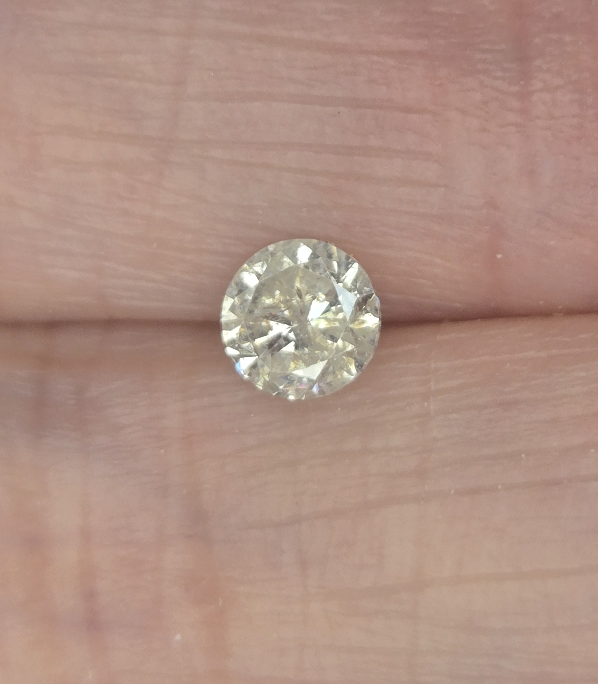 No Reserve .50 ct Natural Diamond Round Cut Loose Gemstone