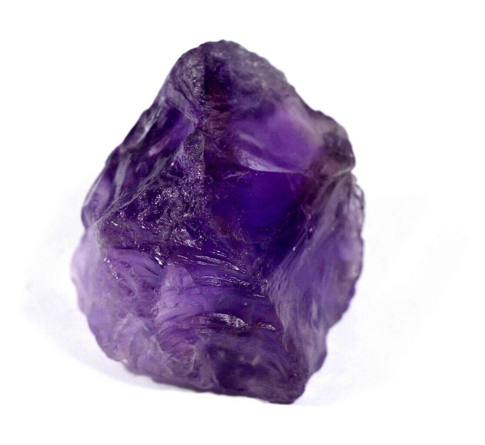 raw cut amethyst