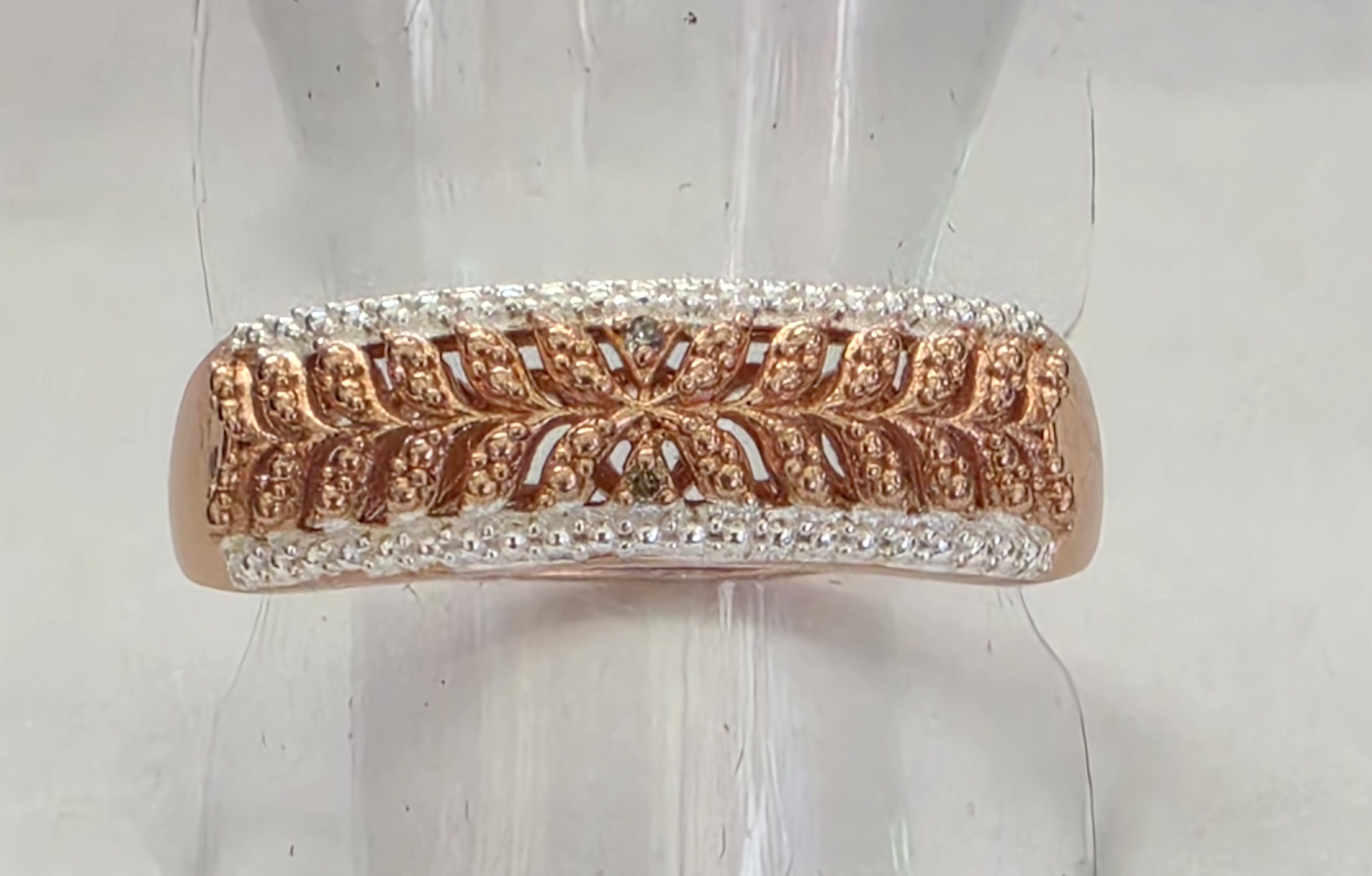 No Reserve Natural Diamond Ring Size 9