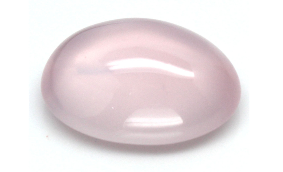 No Reserve 47.55 ct Natural Rose Quartz Oval Cab Cut Loose Gemstone