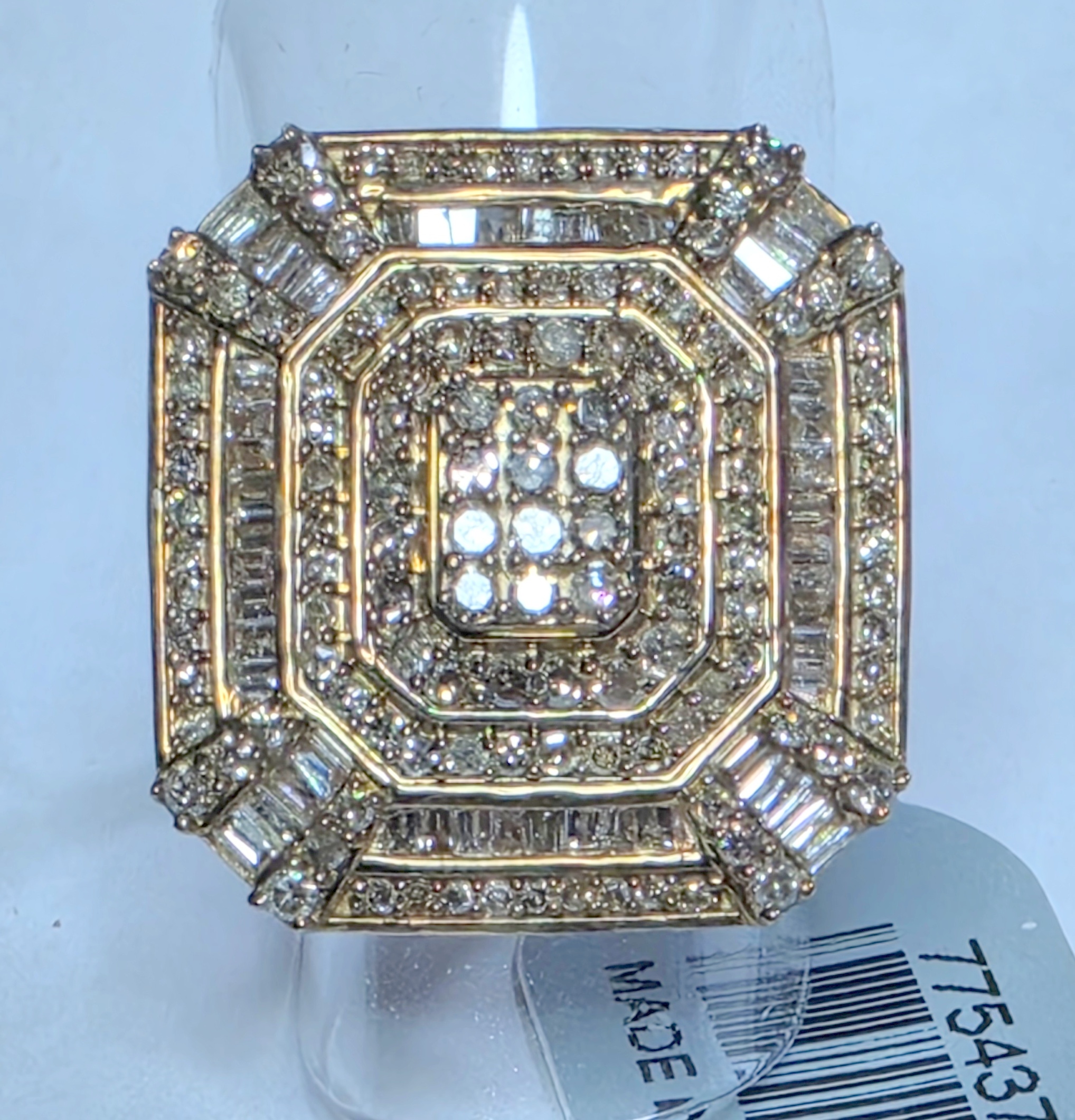 No Reserve  1.02 ct Natural Champagne Diamond RIng Size