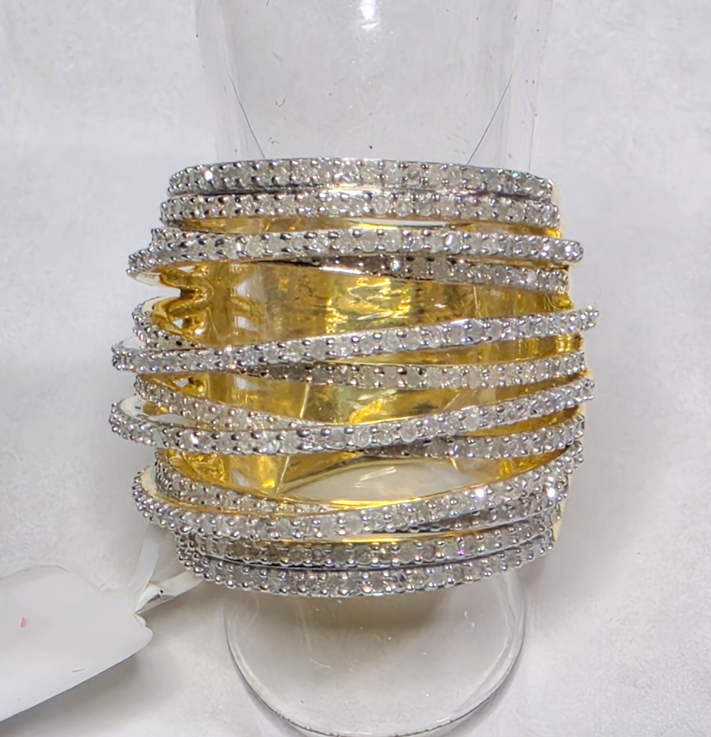 No Reserve  1.03 ct Natural Diamond RIng Size 56
