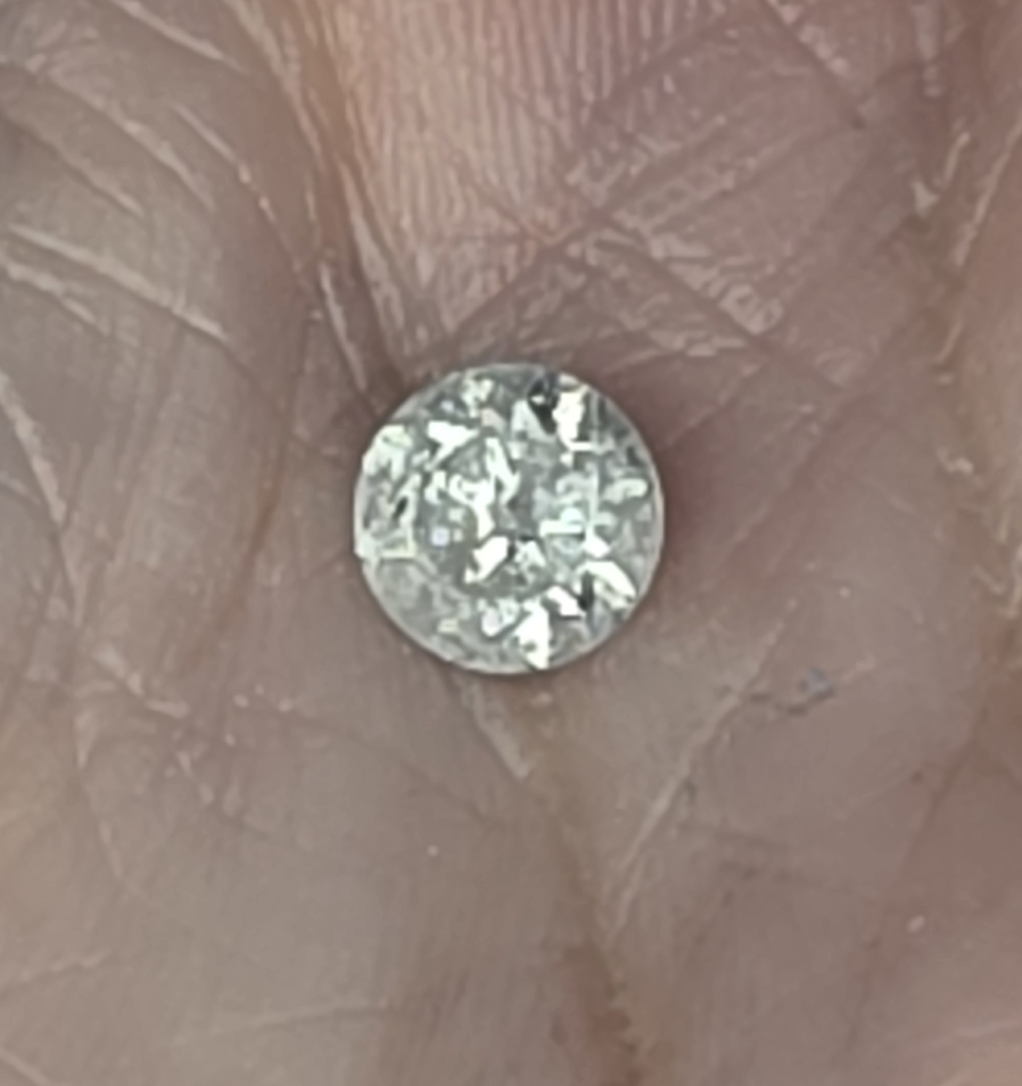 No Reserve .85 ct Natural Diamond Round Cut Loose Gemstone