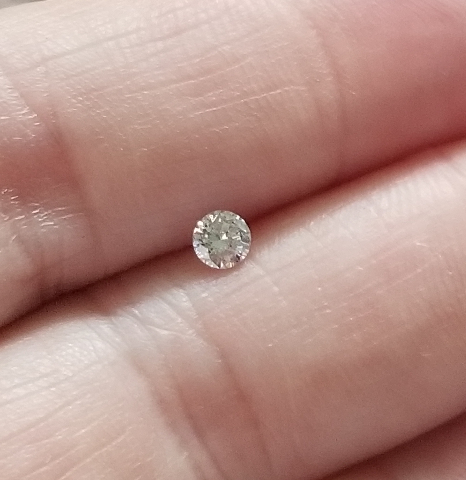No Reserve .10 ct VS2 Natural Diamond Round Cut Loose Gemstone