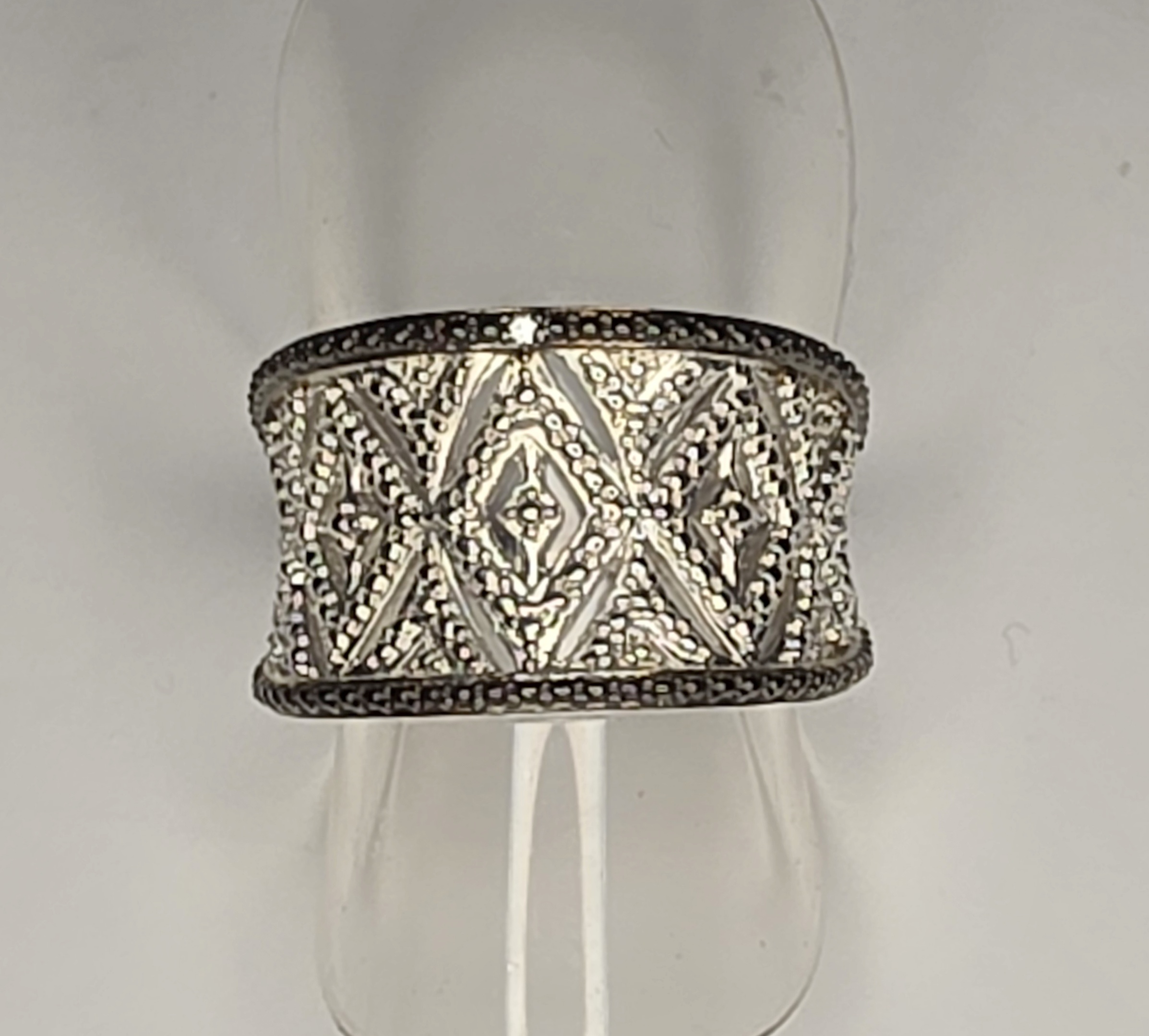 No Reserve Natural Diamond Ring Size 5