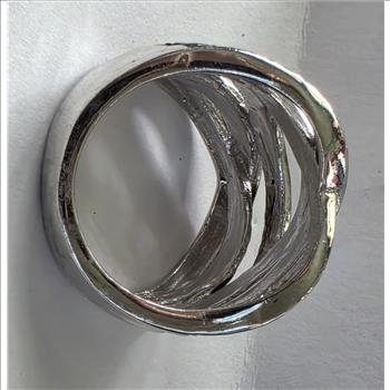 No Reserve Natural Black Diamond Ring Size 7