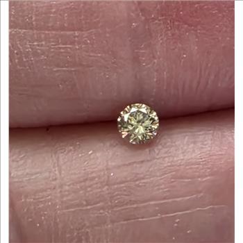 No Reserve .11 ct Natural Diamond Princess Cut Loose Gemstone