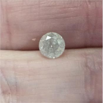 No Reserve .85 ct Natural Diamond Round Cut Loose Gemstone
