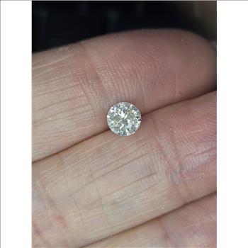No Reserve .50 ct Natural Diamond Round Cut Loose Gemstone