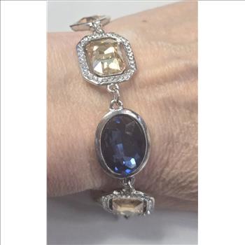 No Reserve Mutli Color Austrian Crystal Bracelet