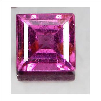 No Reserve VVS Natural Garnet Square Cut Loose Gemstone