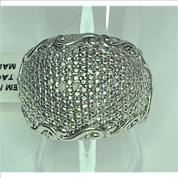 No Reserve Natural Diamond Ring size 7