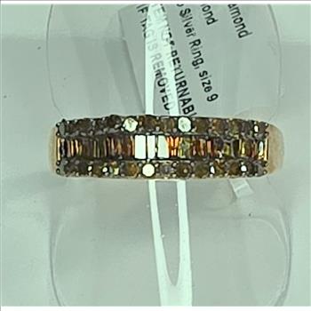 No Reserve 1.05 ct Natural Red Diamond Ring Size 9