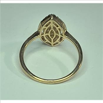 No Reserve .1.00 ct Natural Diamond Ring Size 9