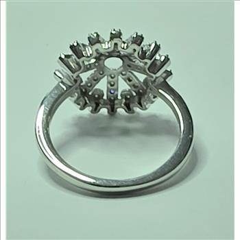 No Reserve .50 ct Natural Diamond Ring size 7