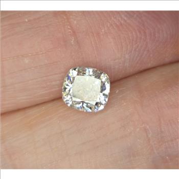 No Reserve 1.10 ct Natural Diamond Cushion Cut Loose Gemstone